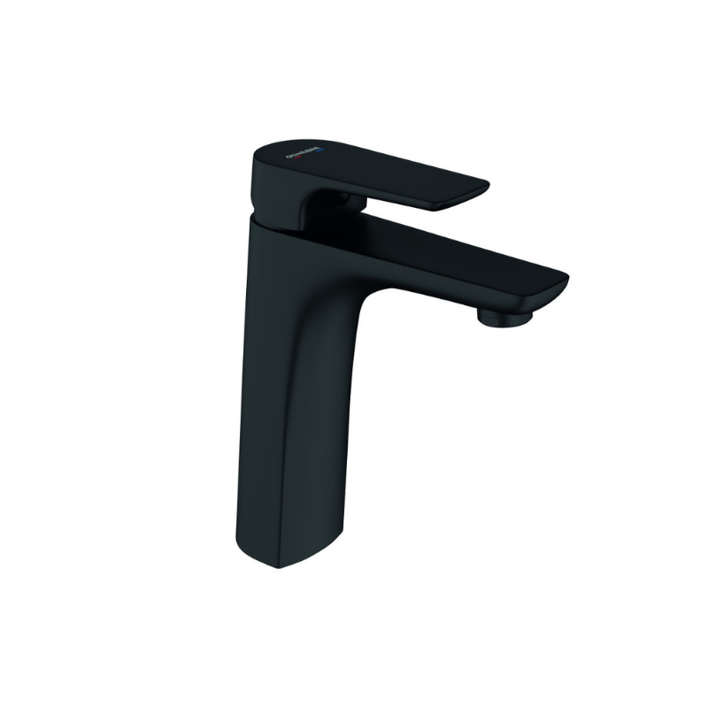KORAL Medium height wash-basin mixer black