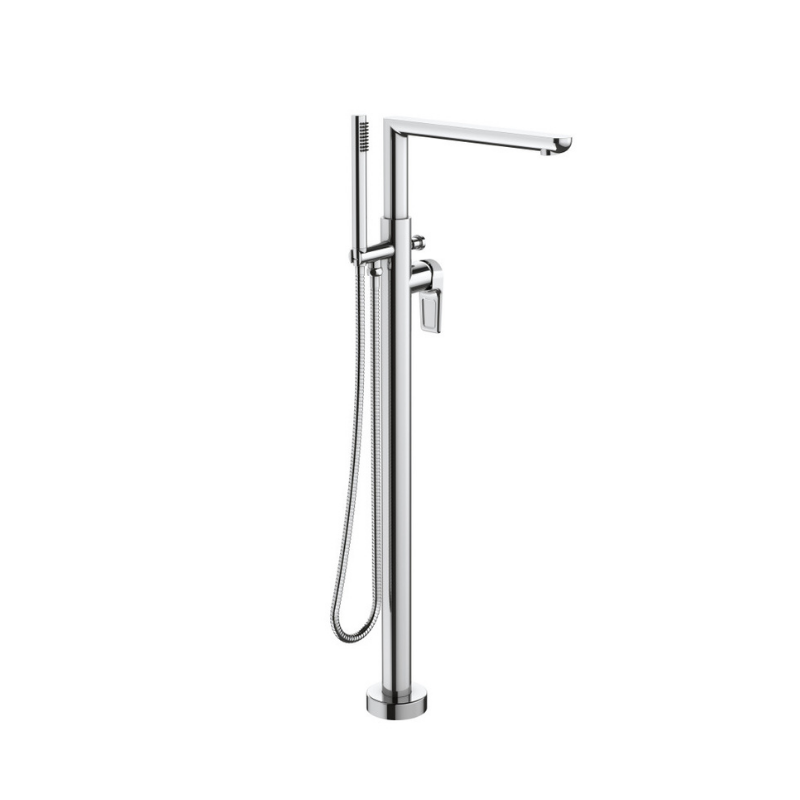  (CHROME)FLOOR  MIXER FOR BATH