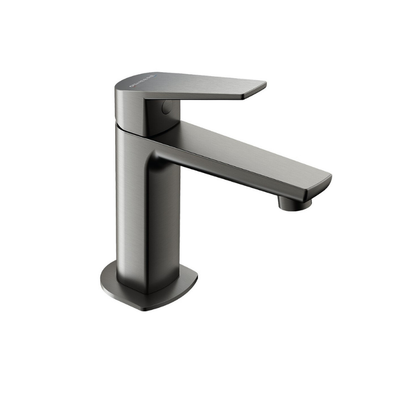 KLOE  WASH-BASIN MIXER  BRUSHED METAL 