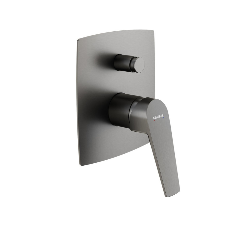 KLOE 2 WAY   BUILT-IN MIXER  BRUSHED METAL 