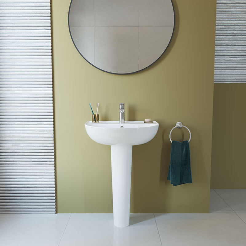 Wash Basin 60 cm with Pedestal