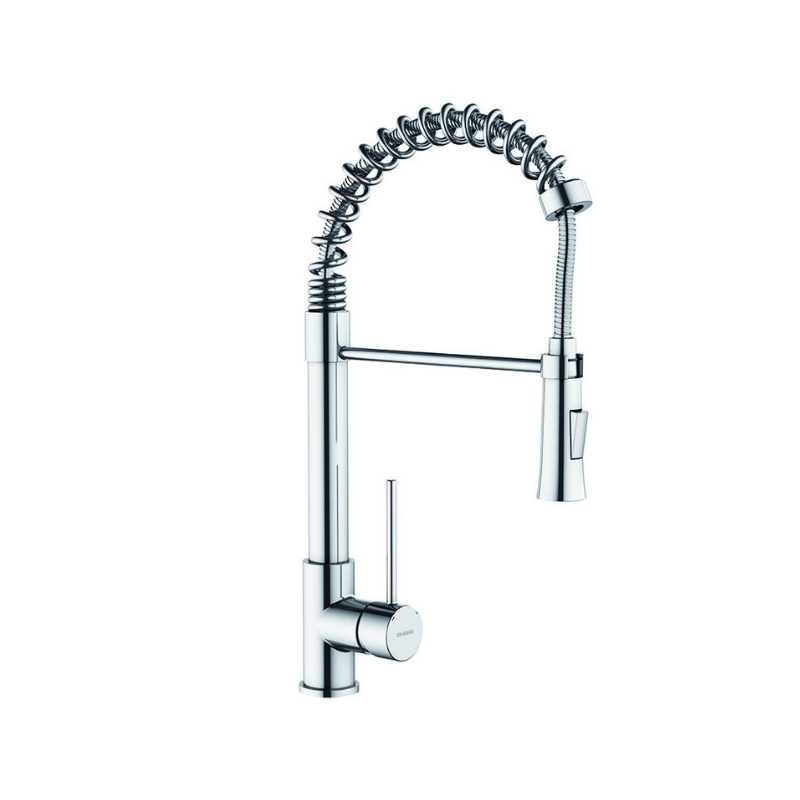 Pull-Out Kitchen Mixer Tap with Swivel Head(65211 18 45 66) 